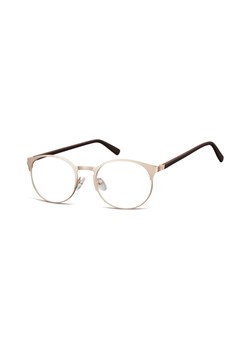Zlote Okulary Oprawki okrągłe metalowe Sunoptic 995G ze sklepu Stylion w kategorii Oprawki do okularów męskich - zdjęcie 107788980