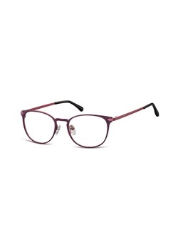 Okulary Oprawki damskie kocie oczy stalowe Sunoptic 992E fioletowe ze sklepu Stylion w kategorii Okulary korekcyjne damskie - zdjęcie 107789014