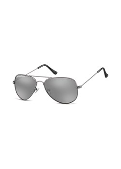 Srebrne Pilotki okulary lustrzane aviator MS94 ze sklepu Stylion w kategorii Okulary przeciwsłoneczne męskie - zdjęcie 107789163