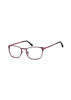 Oprawki okularowe kocie oczy damskie stalowe Sunoptic 991E fioletowe ze sklepu Stylion w kategorii Okulary korekcyjne damskie - zdjęcie 107789254