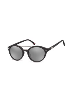 Okulary okrągłe czarne lenonki lustrzane MS21 ze sklepu Stylion w kategorii Okulary przeciwsłoneczne męskie - zdjęcie 107789811