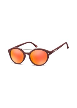 Okulary okrągłe brązowe lenonki lustrzane MS21F ze sklepu Stylion w kategorii Okulary przeciwsłoneczne damskie - zdjęcie 107789823
