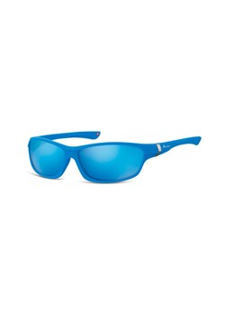 Okulary dziecięce sportowe Unisex niebieskie matowe lustrzane CS90C ze sklepu Stylion w kategorii Okulary przeciwsłoneczne męskie - zdjęcie 107789841