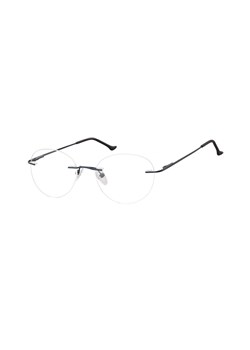 Patentki Bezramkowe Okulary oprawki okrągłe korekcyjne Sunoptic 985C granatowe ze sklepu Stylion w kategorii Okulary korekcyjne męskie - zdjęcie 107789921