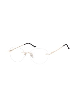Bezramkowe Okulary oprawki zaokrąglane korekcyjne Sunoptic 985D złote ze sklepu Stylion w kategorii Okulary korekcyjne męskie - zdjęcie 107789923