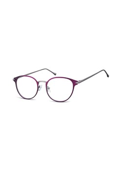 Oprawki okularowe kocie oczy damskie stalowe Sunoptic 940C bordowe ze sklepu Stylion w kategorii Okulary korekcyjne damskie - zdjęcie 107789941