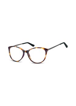 Okulary oprawki zerówki korekcyjne Kocie Unisex Sunoptic AC27A bursztynowe ze sklepu Stylion w kategorii Okulary zerówki męskie - zdjęcie 107790031