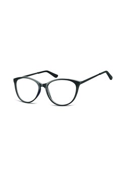 Okulary oprawki zerówki korekcyjne Kocie Unisex Sunoptic AC27G czarne ze sklepu Stylion w kategorii Okulary zerówki męskie - zdjęcie 107790043