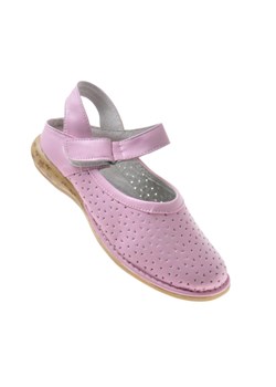 Różowe dziecięce sandałki ażurowe /C5-3 7854 S190/ ze sklepu Pantofelek24.pl w kategorii Balerinki dziecięce - zdjęcie 107805853