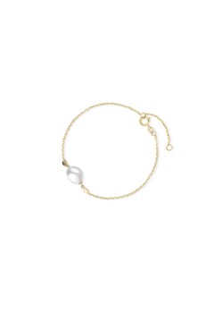 Bransoletka złota z perłą ZTO/AP13 ze sklepu W.KRUK w kategorii Bransoletki - zdjęcie 108211351