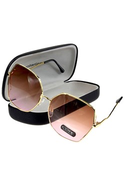 Okulary damskie przeciwsłoneczne CODE ze sklepu JK-Collection w kategorii Okulary przeciwsłoneczne damskie - zdjęcie 108420663