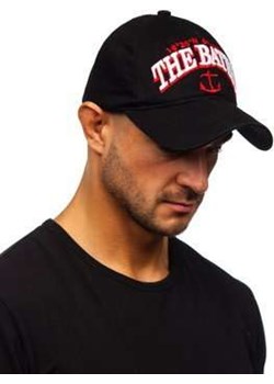 Czarna czapka z daszkiem Denley CZ44 ze sklepu Denley w kategorii Czapki z daszkiem męskie - zdjęcie 108773351