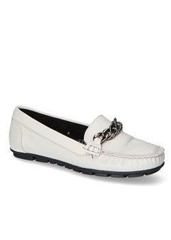 Mokasyny Karino 3372/002-P Białe lico ze sklepu Arturo-obuwie w kategorii Mokasyny damskie - zdjęcie 108895080