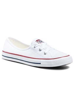 Trampki CONVERSE - Ctas Ballet Lace Slip 566774C White/Garnet/Navy ze sklepu eobuwie.pl w kategorii Trampki damskie - zdjęcie 109093551