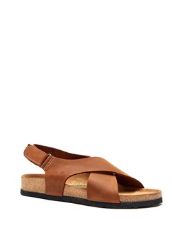 Skórzane sandały w kolorze brązowym ze sklepu Limango Polska w kategorii Sandały damskie - zdjęcie 109096271