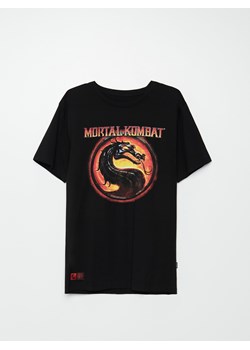 Cropp - Koszulka z nadrukiem Mortal Kombat - czarny ze sklepu Cropp w kategorii T-shirty męskie - zdjęcie 109281631