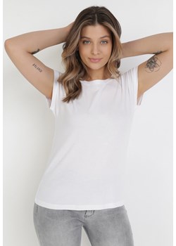 Biały T-shirt Peshahria ze sklepu Born2be Odzież w kategorii Bluzki damskie - zdjęcie 109283572