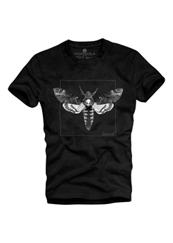 T-shirt męski UNDERWORLD Night Butterfly czarny ze sklepu morillo w kategorii T-shirty męskie - zdjęcie 109287040