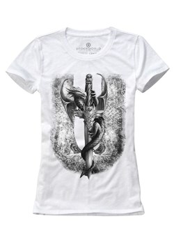 T-shirt damski UNDERWORLD Dragon biały ze sklepu morillo w kategorii Bluzki damskie - zdjęcie 109287342