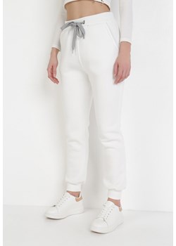 Beżowe Spodnie Dresowe Lephose ze sklepu Born2be Odzież w kategorii Spodnie damskie - zdjęcie 109289681