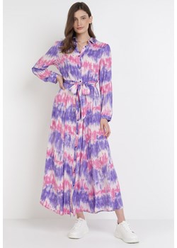 Fioletowa Sukienka Nephohsa ze sklepu Born2be Odzież w kategorii Sukienki - zdjęcie 109289750