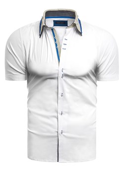 Koszula męska RSa E3 biała ze sklepu Risardi w kategorii Koszule męskie - zdjęcie 109470391