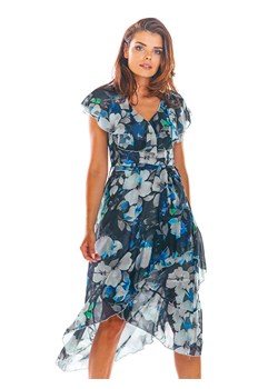 Sukienka w kolorze niebieskim ze wzorem ze sklepu Limango Polska w kategorii Sukienki - zdjęcie 109488920