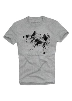 T-shirt męski UNDERWORLD Mountains ze sklepu morillo w kategorii T-shirty męskie - zdjęcie 109491542