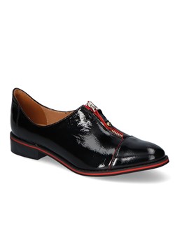 Półbuty Gamis 5037/E-36 Czarne lakier ze sklepu Arturo-obuwie w kategorii Półbuty damskie - zdjęcie 109493020