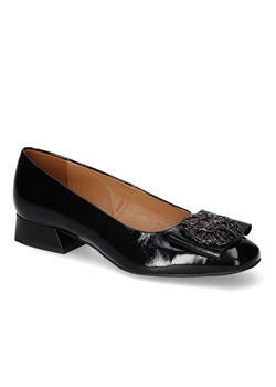 Półbuty Gamis 5008/A128 Czarne lakier ze sklepu Arturo-obuwie w kategorii Półbuty damskie - zdjęcie 109493044