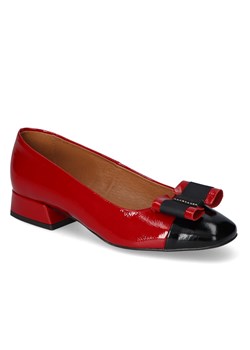Półbuty Gamis 5010/A-128+M-2 Czerwone lakier ze sklepu Arturo-obuwie w kategorii Półbuty damskie - zdjęcie 109493050