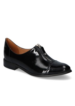 Półbuty Gamis 5037/A-128 Czarne lakier ze sklepu Arturo-obuwie w kategorii Półbuty damskie - zdjęcie 109493110
