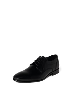 Lloyd buty eleganckie męskie wiązane skórzane czarne 