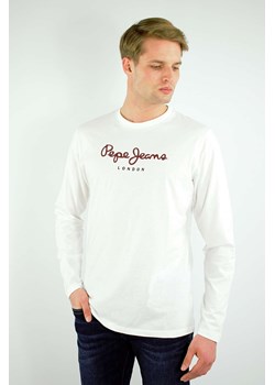 longsleeve męski pepe jeans pm501321 biały ze sklepu Royal Shop w kategorii T-shirty męskie - zdjęcie 109731533