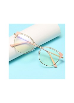 Okulary kocie do komputera damskie z filtrem BLUE Light zerówki 2565-3 ze sklepu Stylion w kategorii Okulary zerówki damskie - zdjęcie 109763881