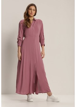 Ciemnofioletowa Sukienka Hillcrest ze sklepu Renee odzież w kategorii Sukienki - zdjęcie 109829431