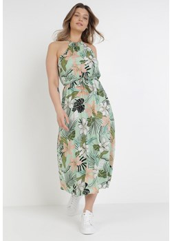 Jasnozielona Sukienka Daphnose ze sklepu Born2be Odzież w kategorii Sukienki - zdjęcie 109831894