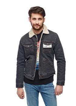 WRANGLER 124MJ SHERPA BLACK 2 YEARS W4MSV271H ze sklepu panjeans.pl w kategorii Kurtki męskie - zdjęcie 110178740