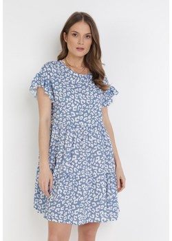Niebieska Sukienka Qyraris ze sklepu Born2be Odzież w kategorii Sukienki - zdjęcie 110434194