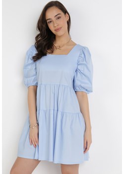 Jasnoniebieska Sukienka Berinesha ze sklepu Born2be Odzież w kategorii Sukienki - zdjęcie 110605512