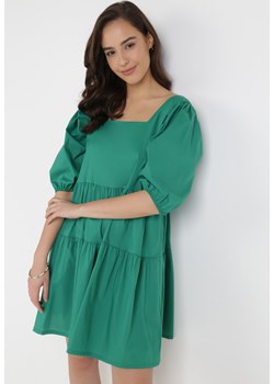 Zielona Sukienka Berinesha ze sklepu Born2be Odzież w kategorii Sukienki - zdjęcie 110605524