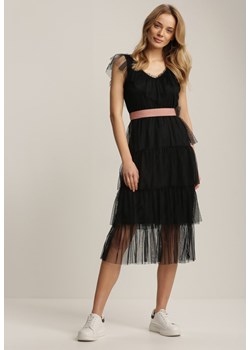 Czarna Sukienka Parsiphe ze sklepu Renee odzież w kategorii Sukienki - zdjęcie 110747192
