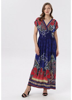 Niebieska Sukienka Matanira ze sklepu Born2be Odzież w kategorii Sukienki - zdjęcie 110747461