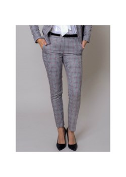 Spodnie garniturowe w kratę Księcia Walii ze sklepu Willsoor w kategorii Spodnie damskie - zdjęcie 110878040