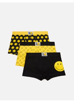 Cropp - 3 pack bokserek Smiley® - czarny ze sklepu Cropp w kategorii Majtki męskie - zdjęcie 110891233