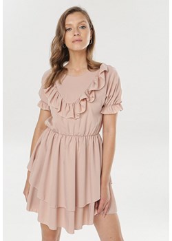 Różowa Sukienka Astereisis ze sklepu Born2be Odzież w kategorii Sukienki - zdjęcie 110892500