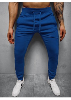 Spodnie dresowe męskie kobaltowe OZONEE JS/XW01Z ze sklepu ozonee.pl w kategorii Spodnie męskie - zdjęcie 111017762