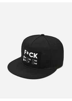 Cropp - Czapka snapback z nadrukiem - biały ze sklepu Cropp w kategorii Czapki z daszkiem męskie - zdjęcie 111098060