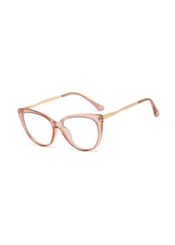 Okulary kocie do komputera damskie z filtrem BLUE Light zerówki 2581-3 ze sklepu Stylion w kategorii Okulary zerówki damskie - zdjęcie 111129314