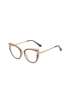 Okulary kocie do komputera damskie z filtrem BLUE Light zerówki 2582-2 ze sklepu Stylion w kategorii Okulary zerówki damskie - zdjęcie 111129334